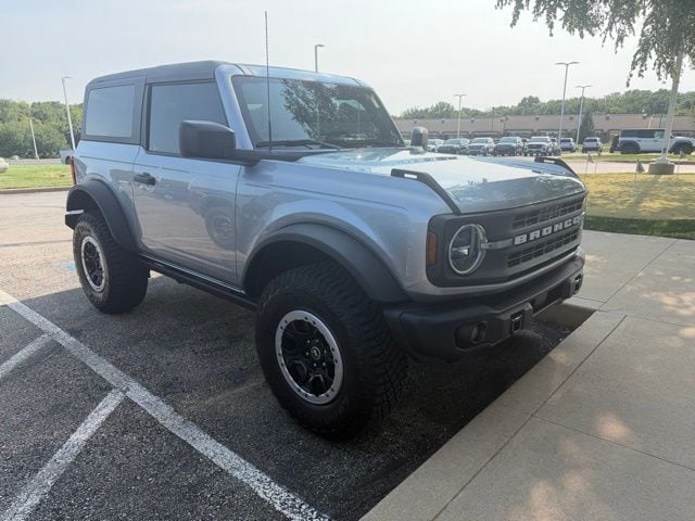 Used 2023 Ford Bronco 2-Door Black Diamond with VIN 1FMDE5CP9PLB83377 for sale in Kansas City