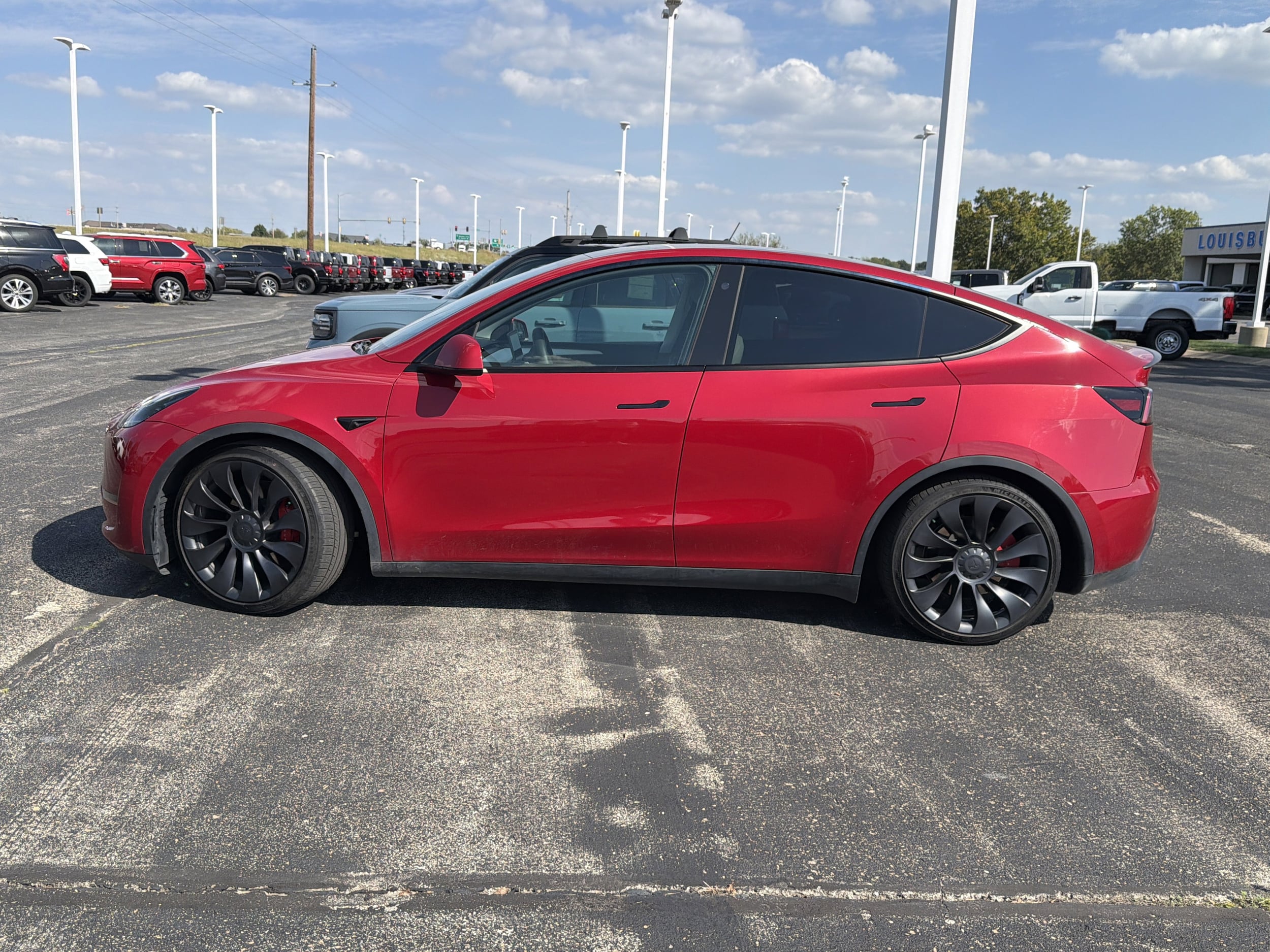 Used 2023 Tesla Model Y Performance with VIN 7SAYGDEF7PF776644 for sale in Kansas City