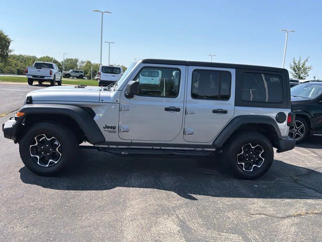 Used 2021 Jeep Wrangler Unlimited Sport S with VIN 1C4HJXDG6MW700608 for sale in Kansas City