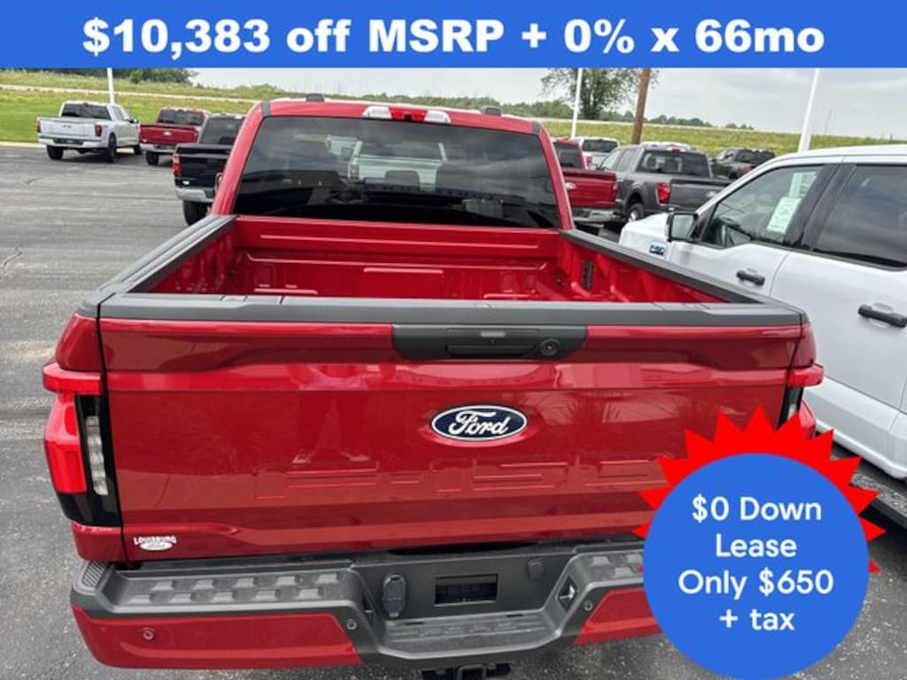 New 2025 Ford F-150 Lightning Flash Extended Range Battery 4x4 Truck