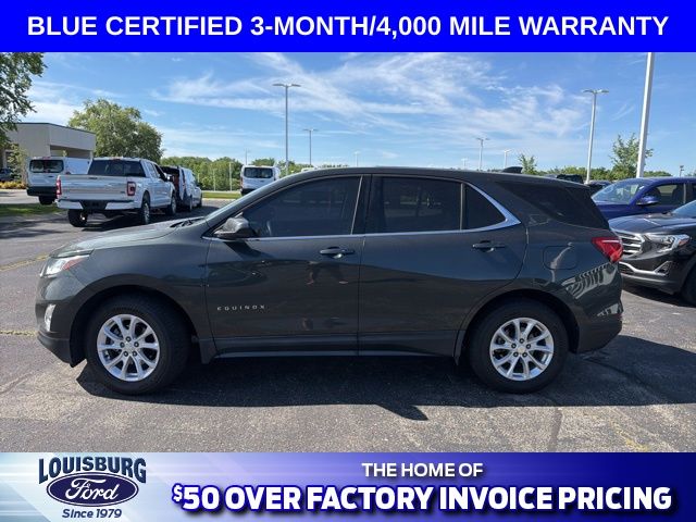 Certified 2020 Chevrolet Equinox LT with VIN 3GNAXUEV0LS508873 for sale in Kansas City