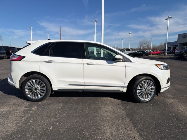Used 2022 Ford Edge Titanium with VIN 2FMPK4K90NBA79215 for sale in Louisburg, KS