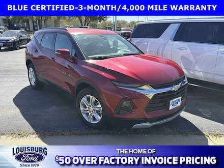 Featured used 2019 Chevrolet Blazer Base SUV for Sale in Louisburg, KS