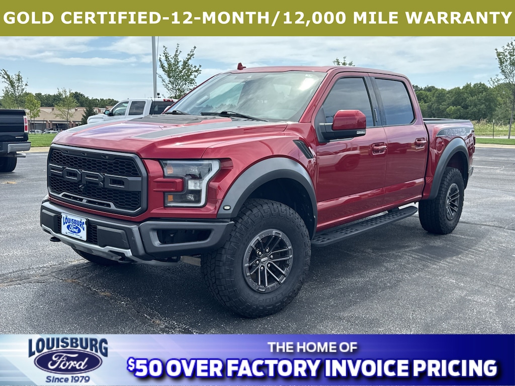 Certified 2020 Ford F-150 Supercrew Raptor 4x4 CREW CAB SHORT BED TRUCK