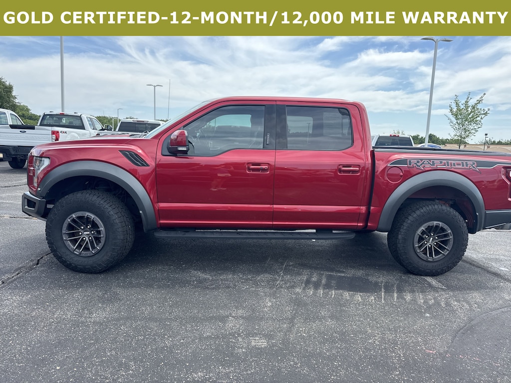 Certified 2020 Ford F-150 Supercrew Raptor 4x4 CREW CAB SHORT BED TRUCK