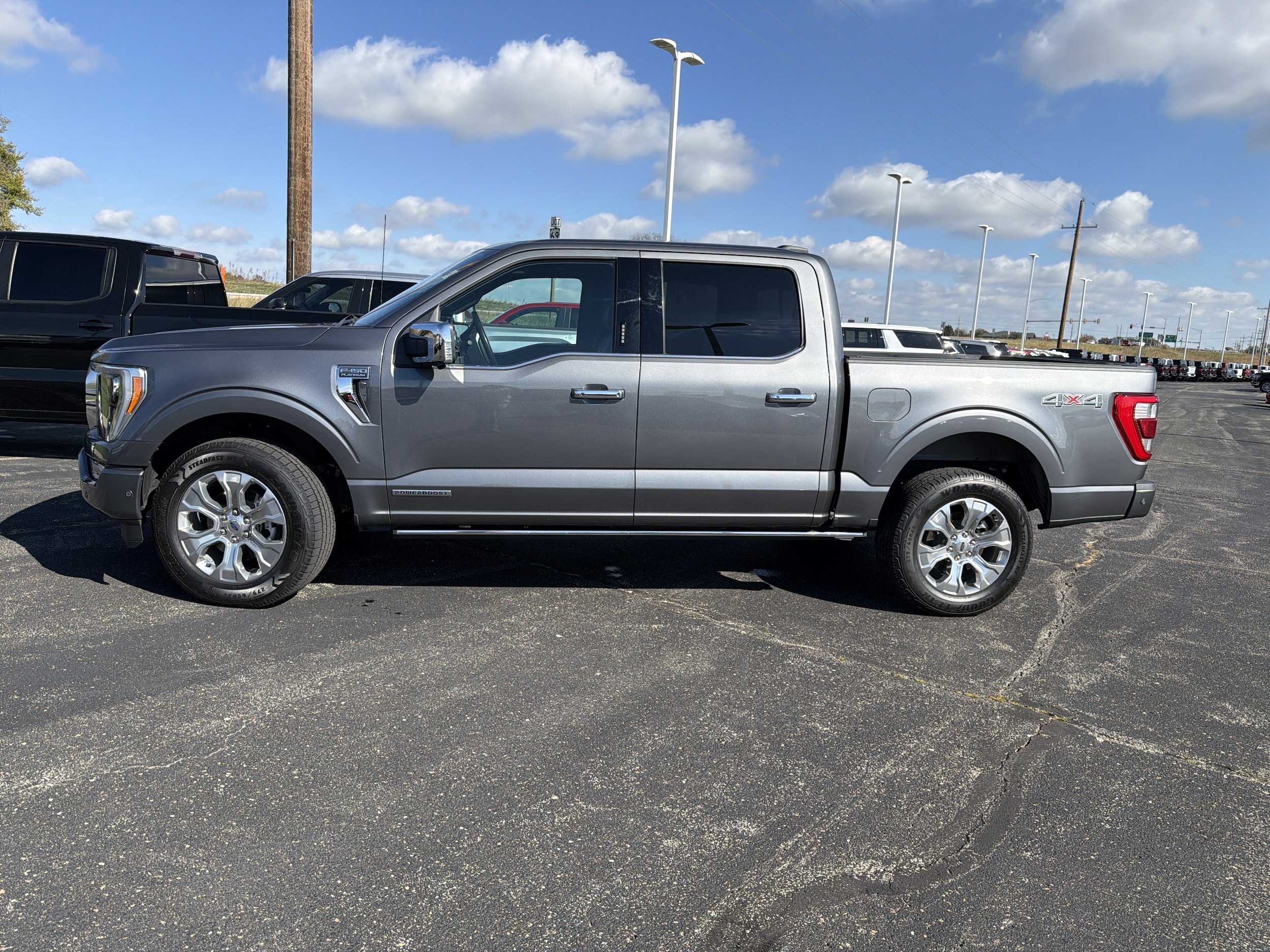 Used 2022 Ford F-150 Platinum with VIN 1FTFW1EDXNFA13594 for sale in Kansas City