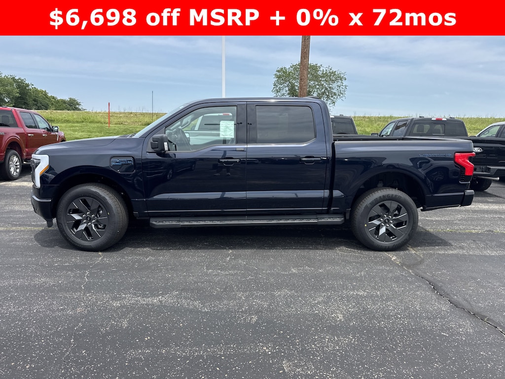 New 2025 Ford F-150 Lightning Flash Extended Range Battery 4x4 Truck