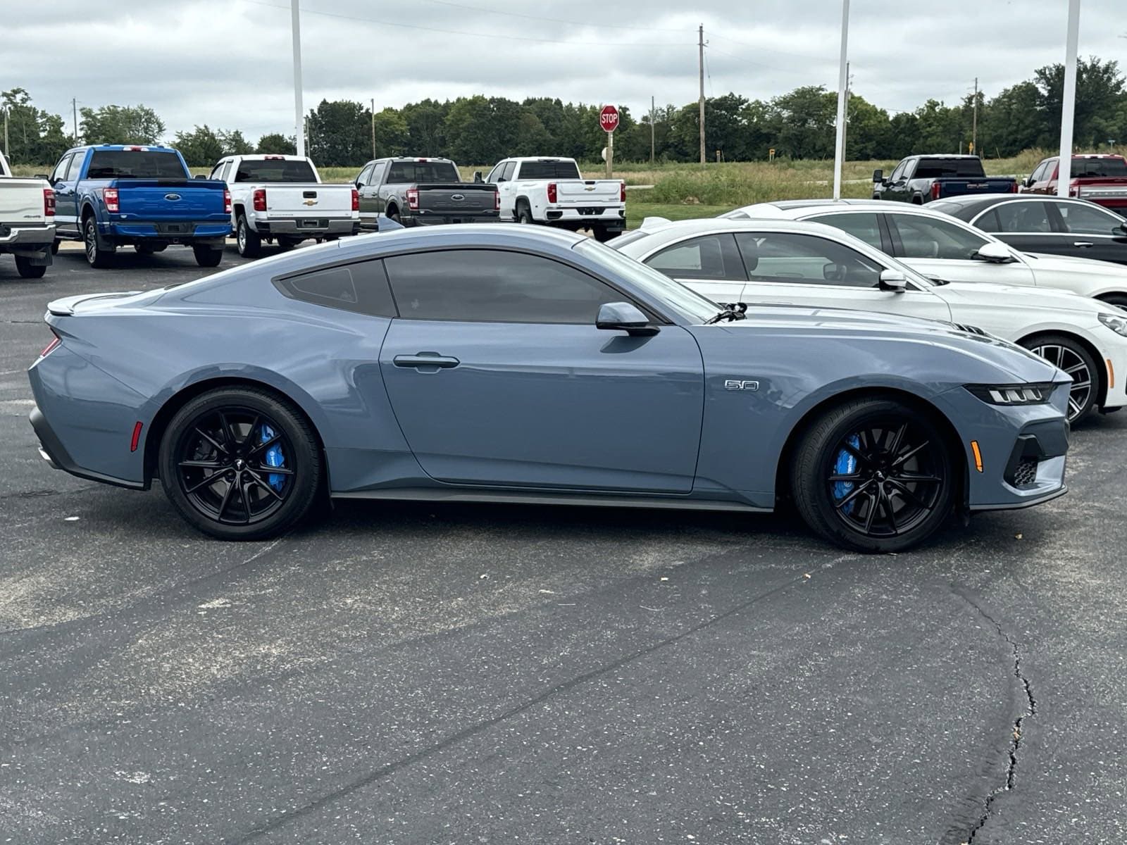 Used 2024 Ford Mustang GT Premium with VIN 1FA6P8CF3R5407594 for sale in Louisburg, KS