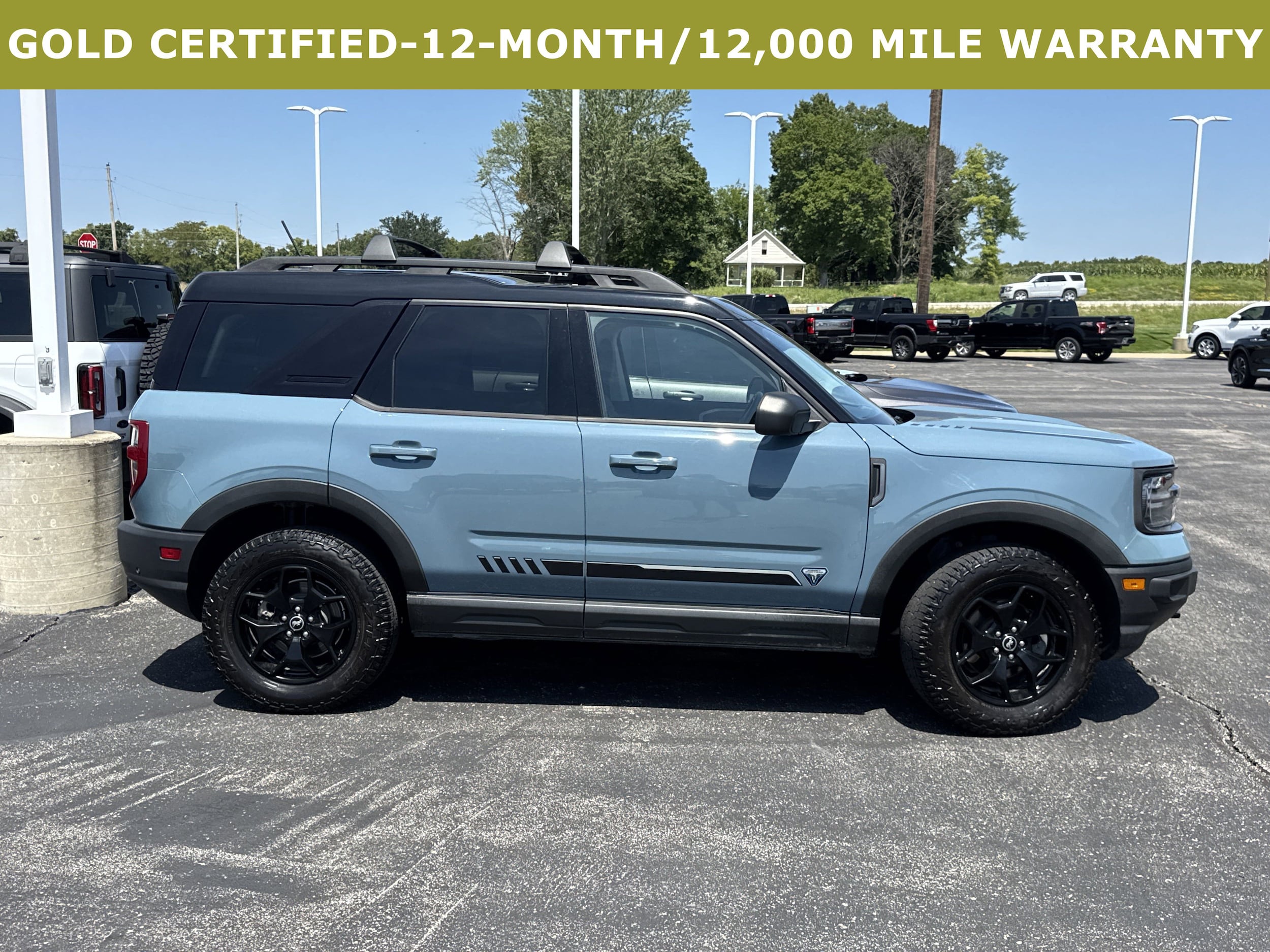 Certified 2021 Ford Bronco Sport First Edition with VIN 3FMCR9F98MRA50949 for sale in Kansas City