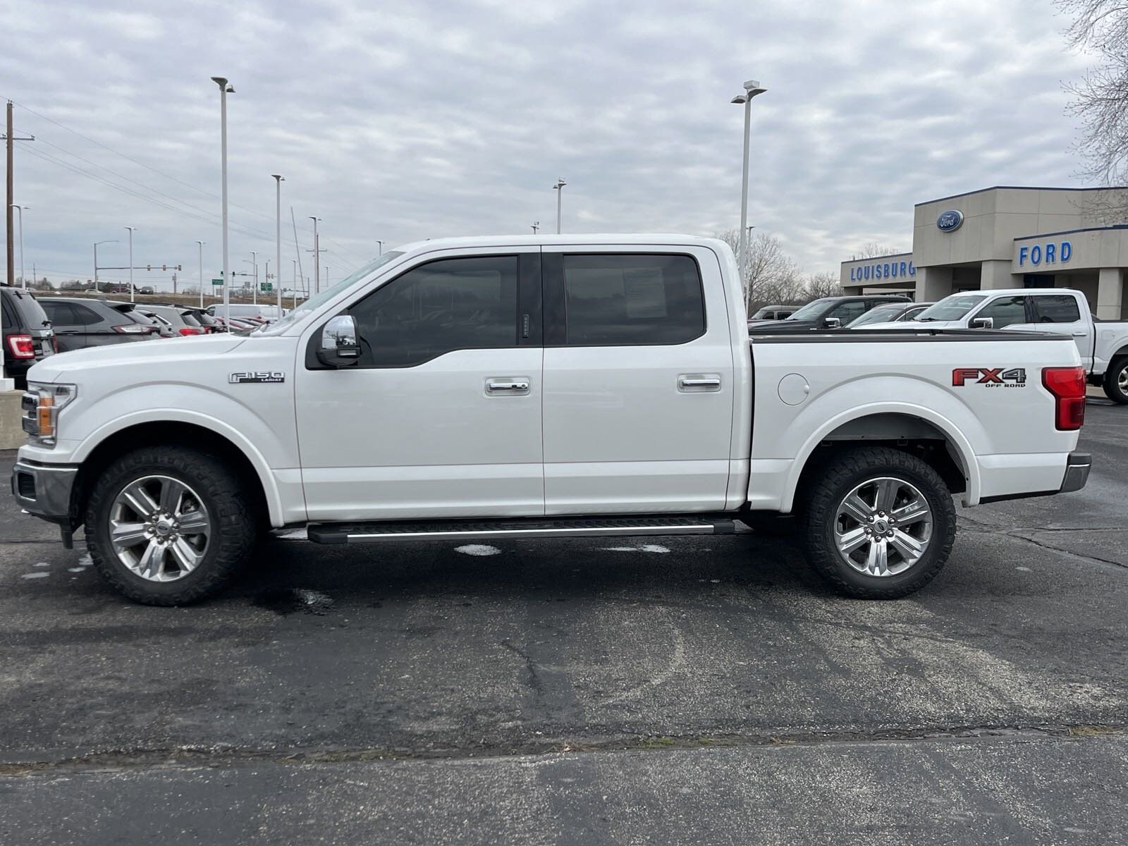 Used 2020 Ford F-150 Lariat with VIN 1FTEW1E4XLKE77582 for sale in Kansas City