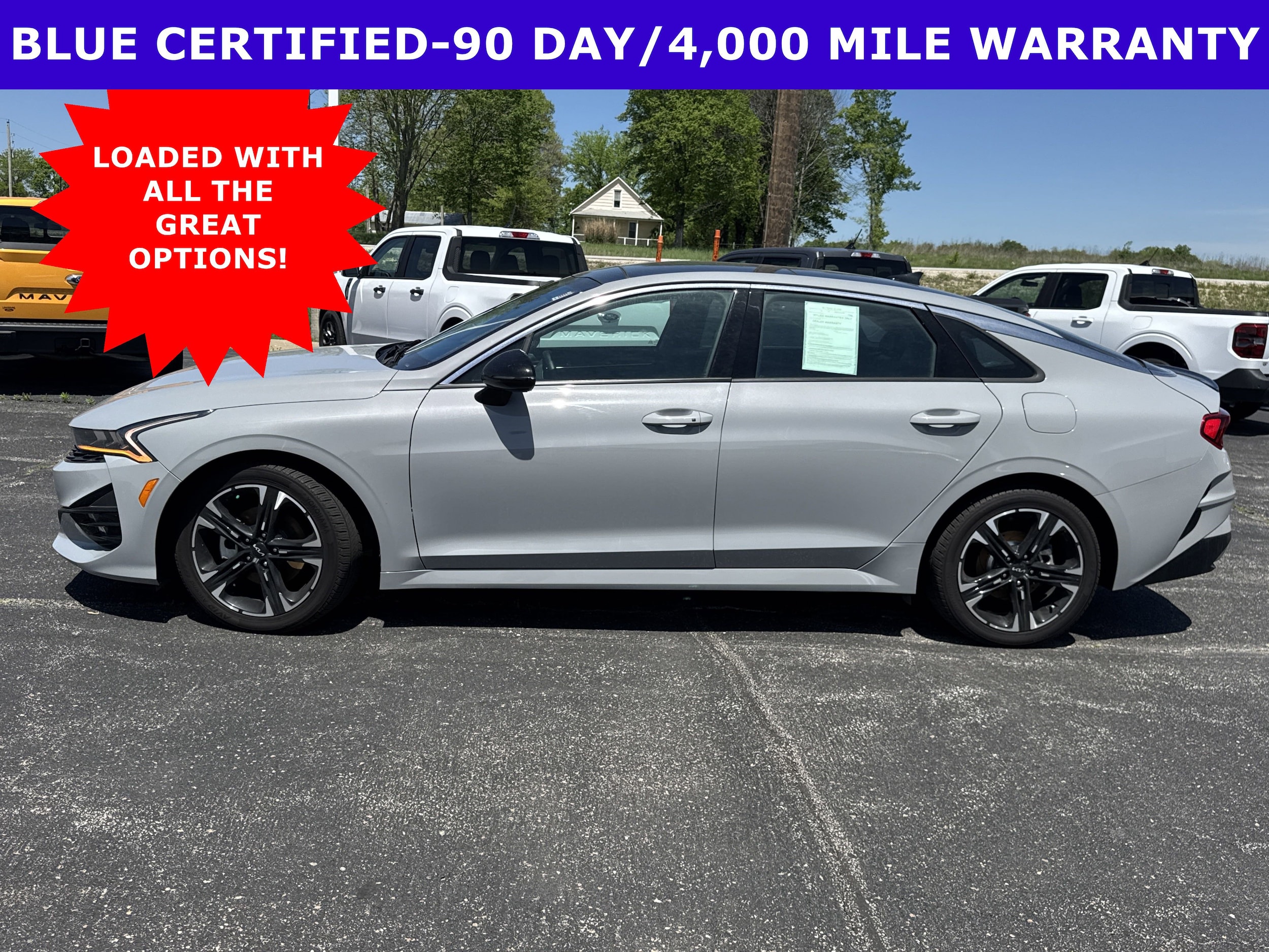 Certified 2023 Kia K5 GT-Line with VIN 5XXG64J2XPG189558 for sale in Kansas City