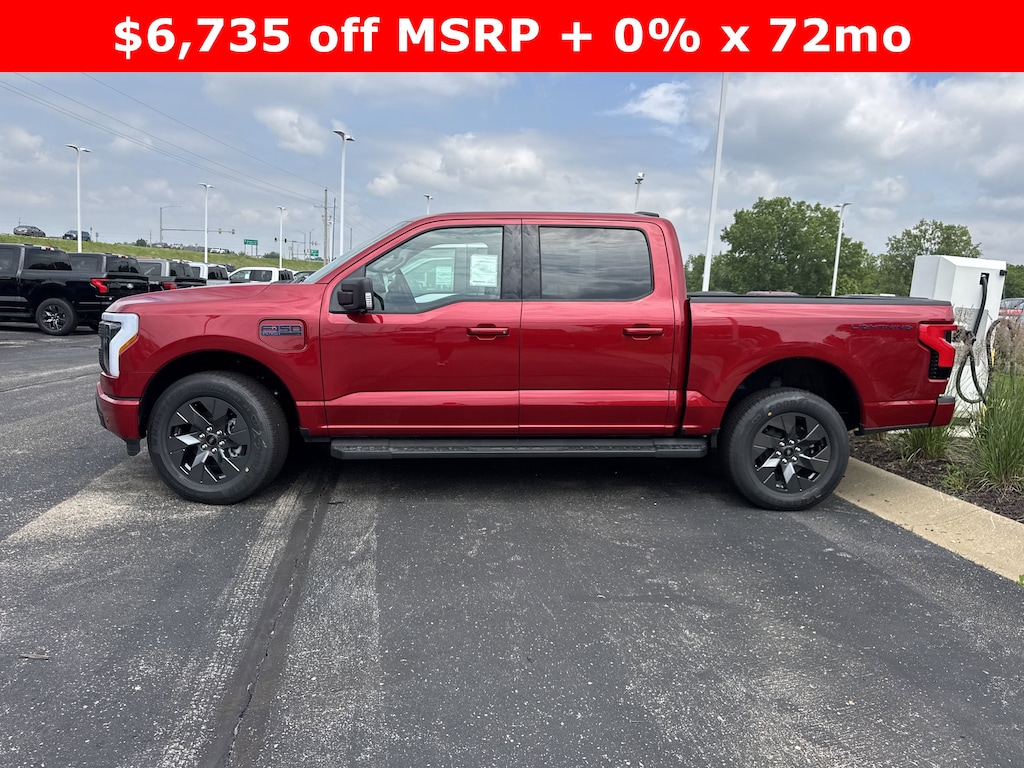 New 2025 Ford F-150 Lightning Flash Extended Range Battery 4x4 Truck