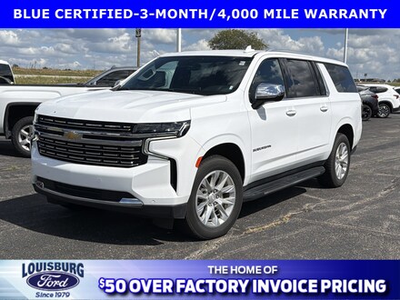 Featured used 2024 Chevrolet Suburban Premier 4x4 SUV for Sale in Louisburg, KS