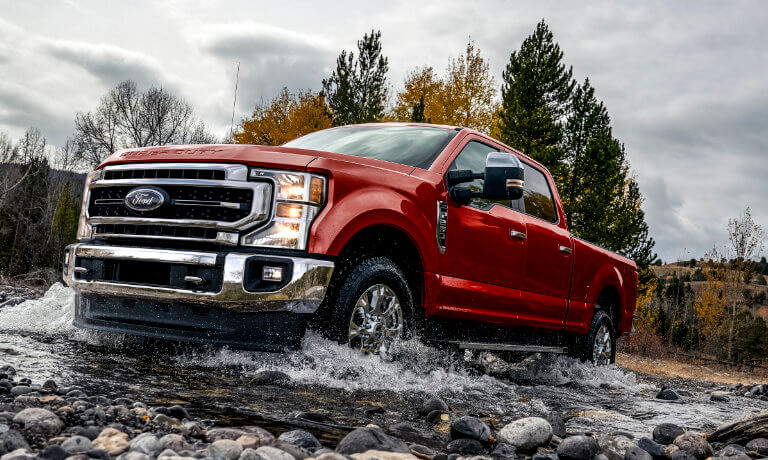 2022 Ford F-250 Exterior Driving Through Stream