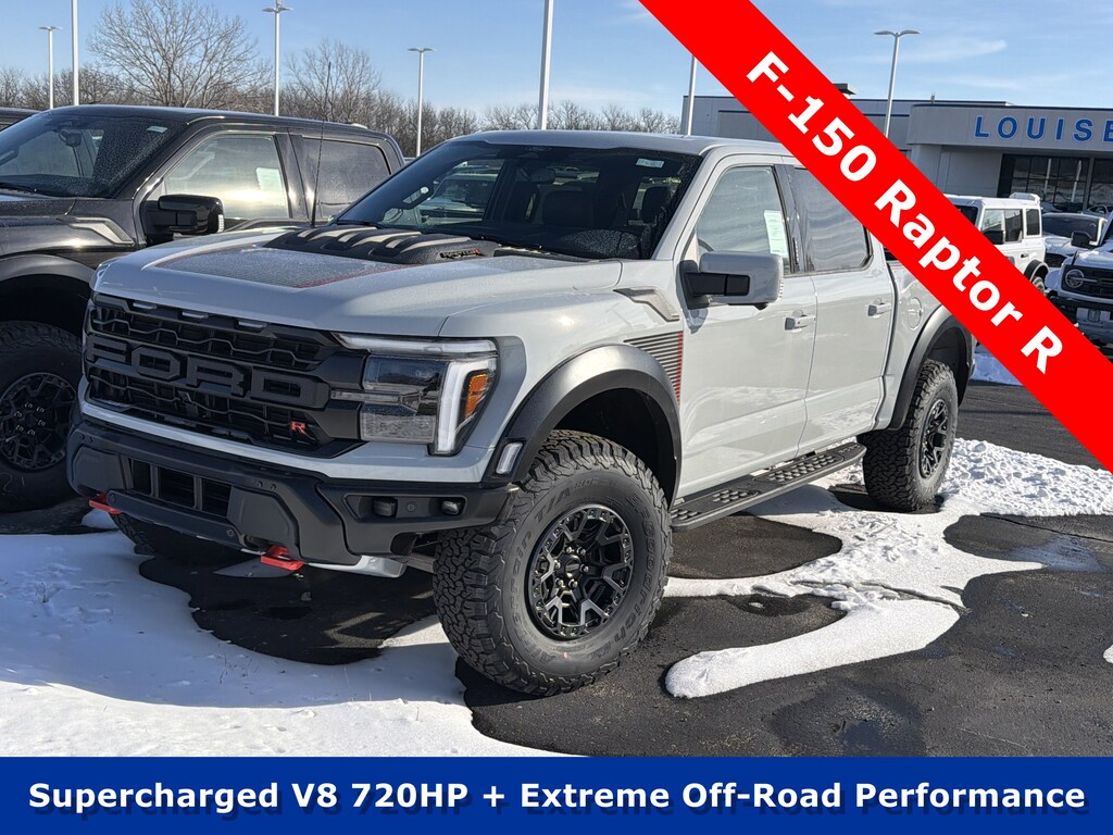 New 2026 Ford F-150 Supercrew Raptor R 4x4 Truck