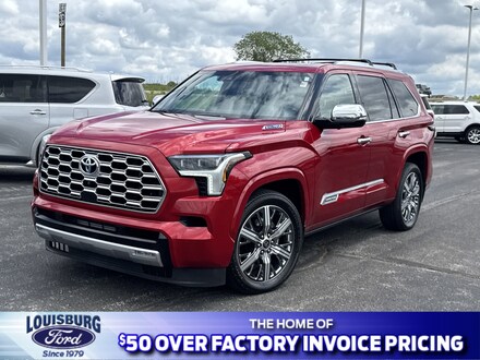 Featured used 2023 Toyota Sequoia Capstone 4X4 SUV for Sale in Louisburg, KS