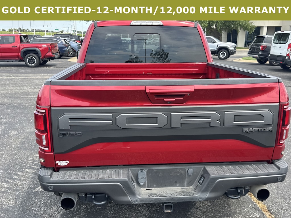 Certified 2020 Ford F-150 Supercrew Raptor 4x4 CREW CAB SHORT BED TRUCK