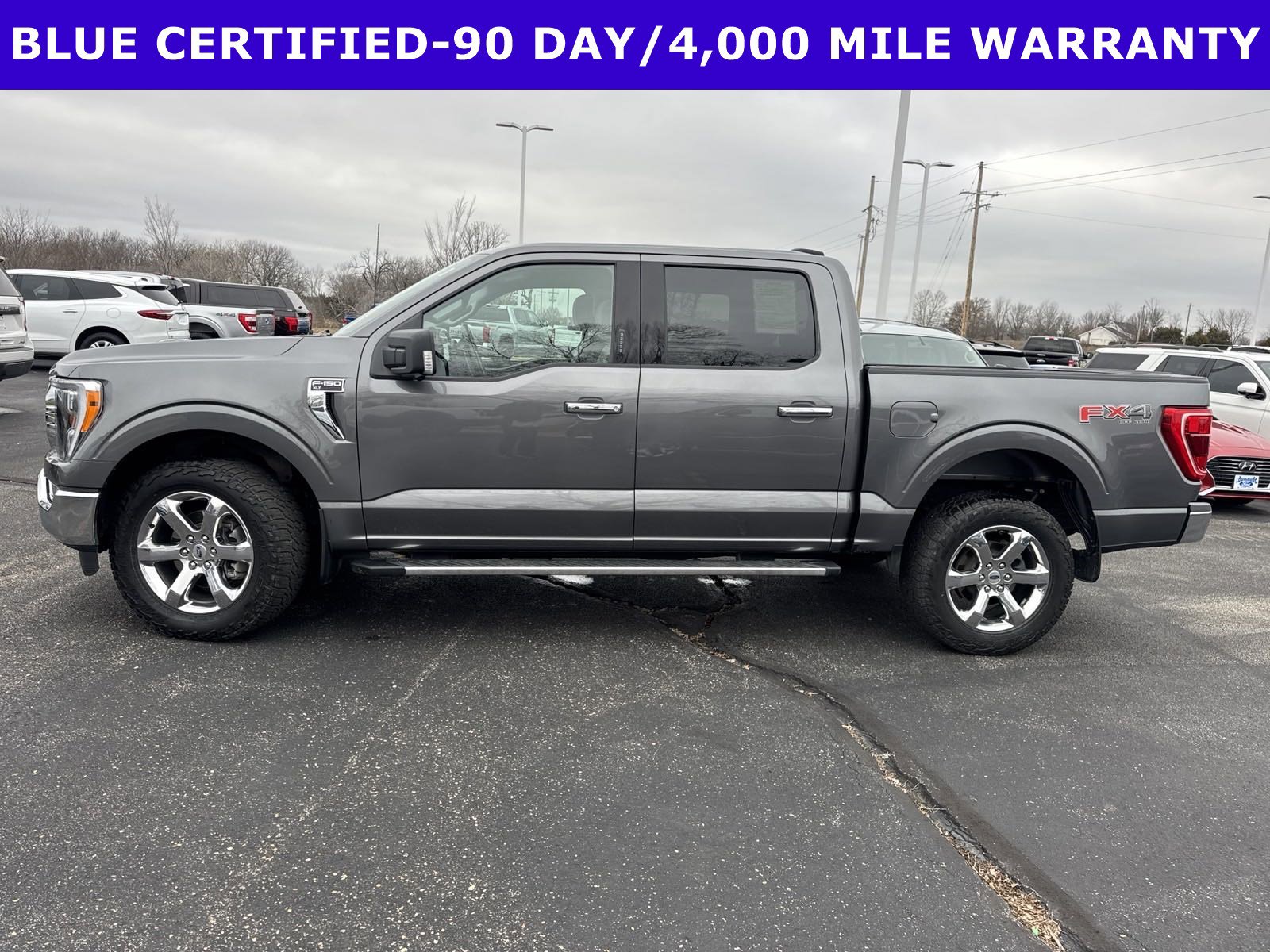 Certified 2022 Ford F-150 XLT with VIN 1FTFW1E87NKD90149 for sale in Kansas City