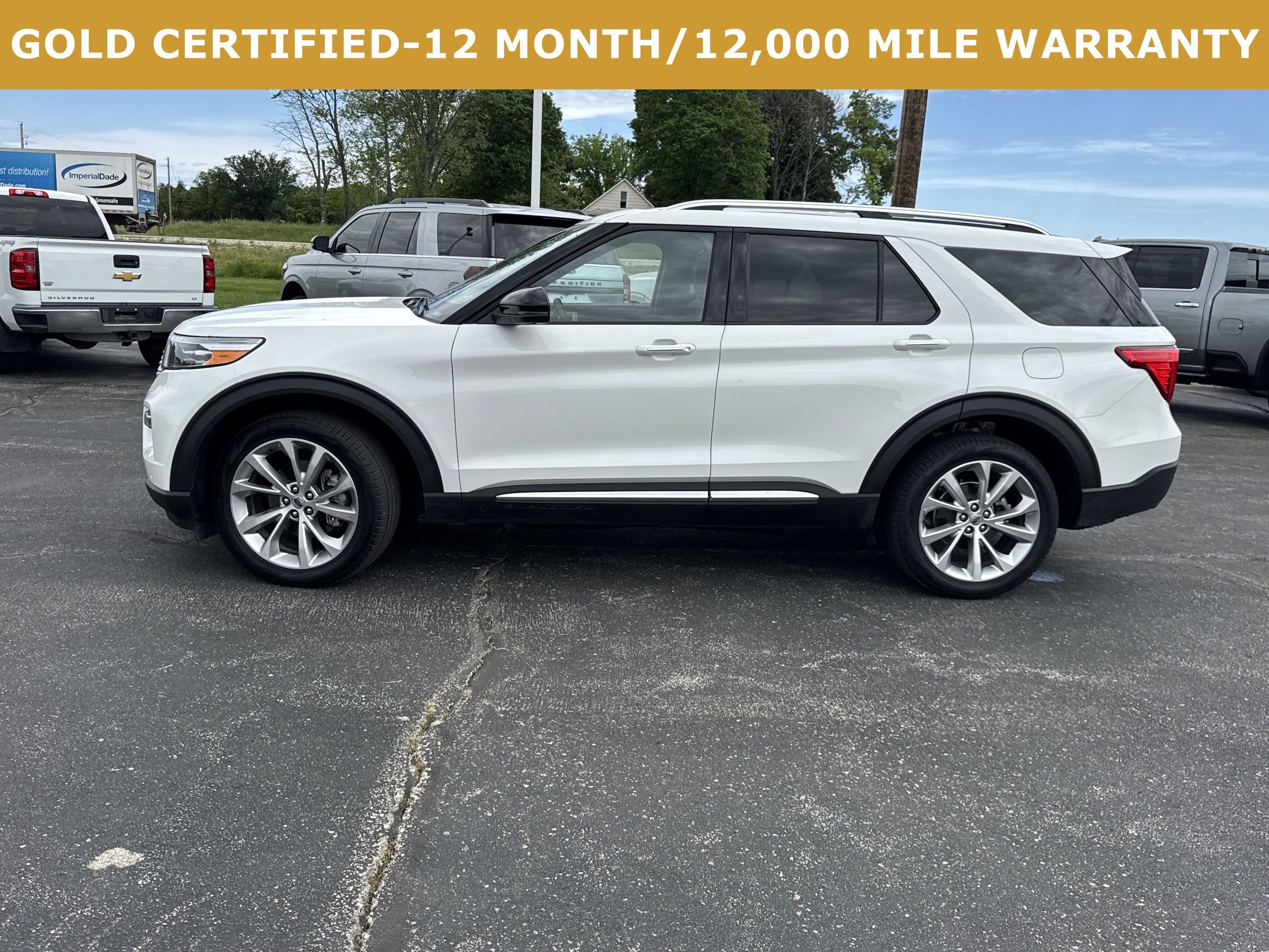 Certified 2022 Ford Explorer Platinum with VIN 1FM5K8HCXNGB97671 for sale in Kansas City