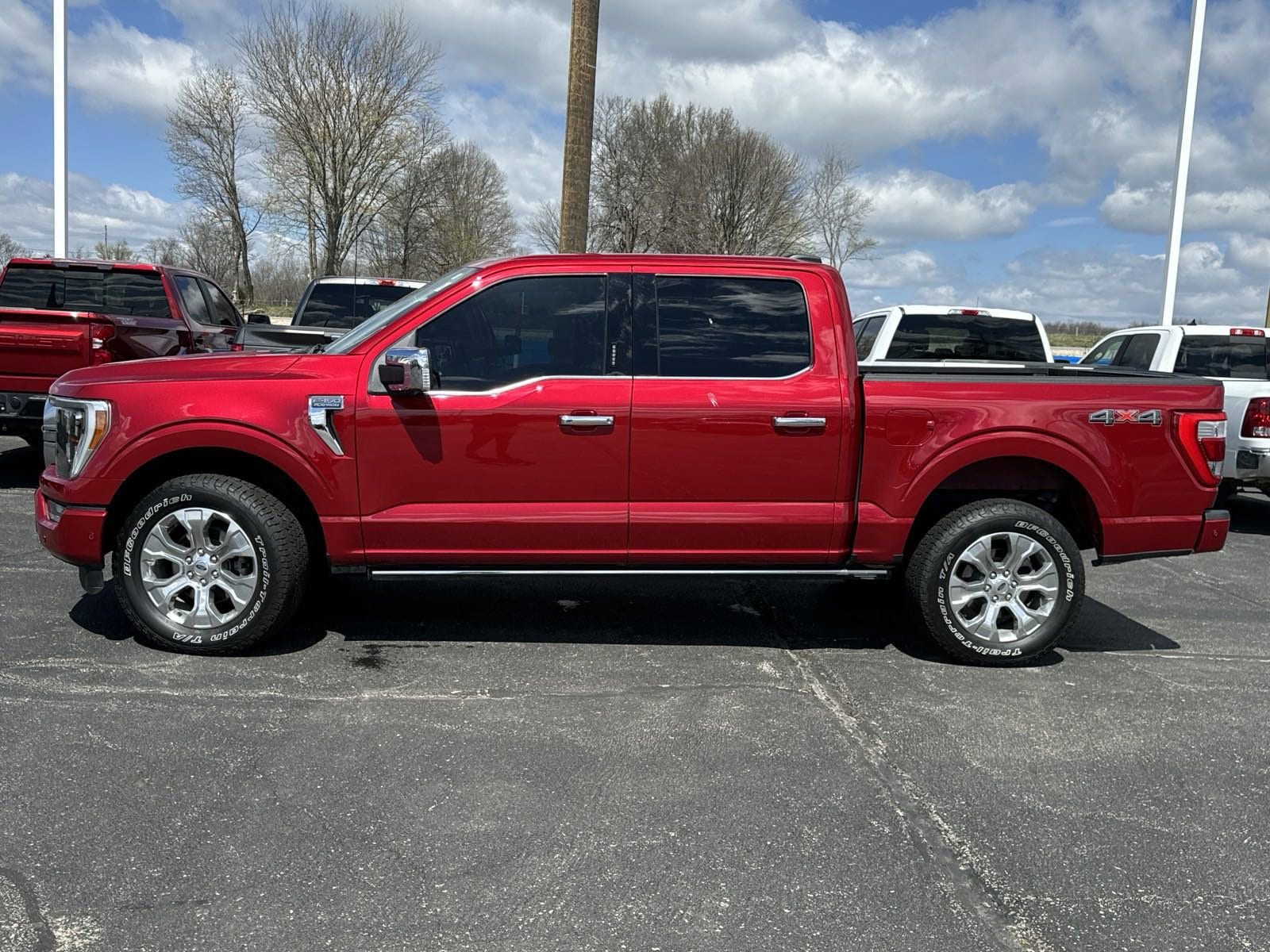 Used 2022 Ford F-150 Platinum with VIN 1FTFW1E85NFA64651 for sale in Kansas City