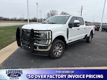 Featured used 2024 Ford F-250SD Crew Cab King Ranch 4x4 Chrome Truck for Sale in Louisburg, KS