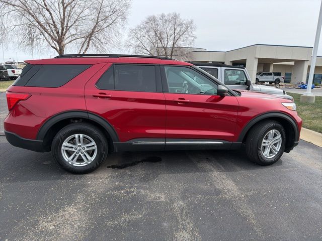 Used 2022 Ford Explorer XLT with VIN 1FMSK8DH5NGA96428 for sale in Kansas City