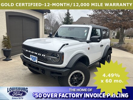Featured used 2022 Ford Bronco Badlands SUV for Sale in Louisburg, KS