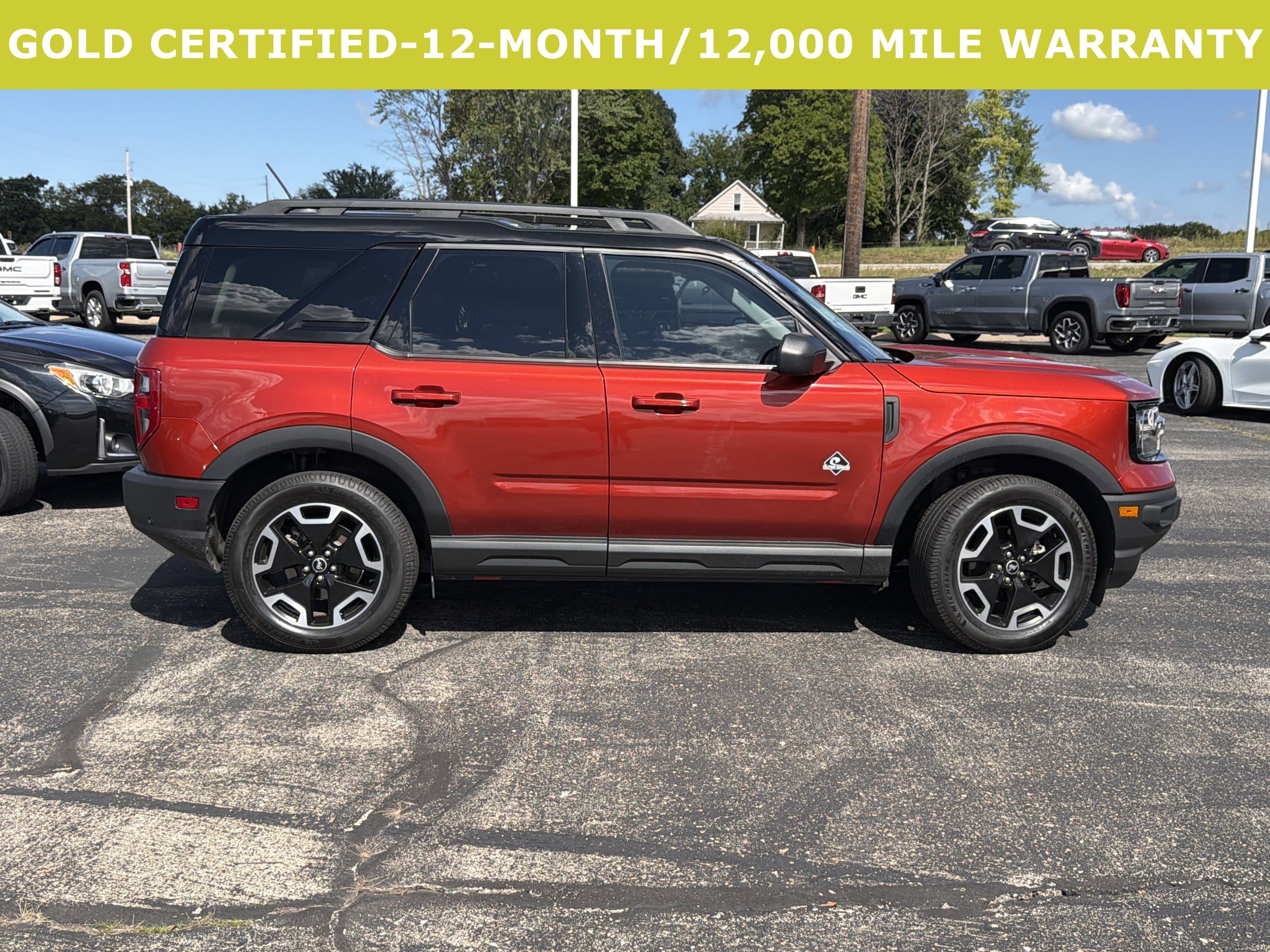 Certified 2022 Ford Bronco Sport Outer Banks with VIN 3FMCR9C66NRD18196 for sale in Kansas City