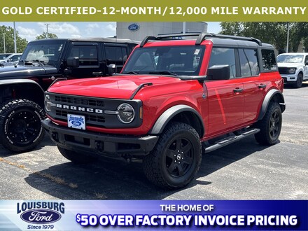 Featured used 2023 Ford Bronco 4-Door Black Diamond 4x4 Hard Top SUV for Sale in Louisburg, KS