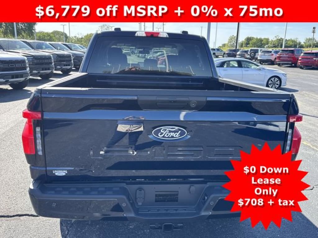 New 2025 Ford F-150 Lightning Flash Extended Range Battery 4x4 Truck