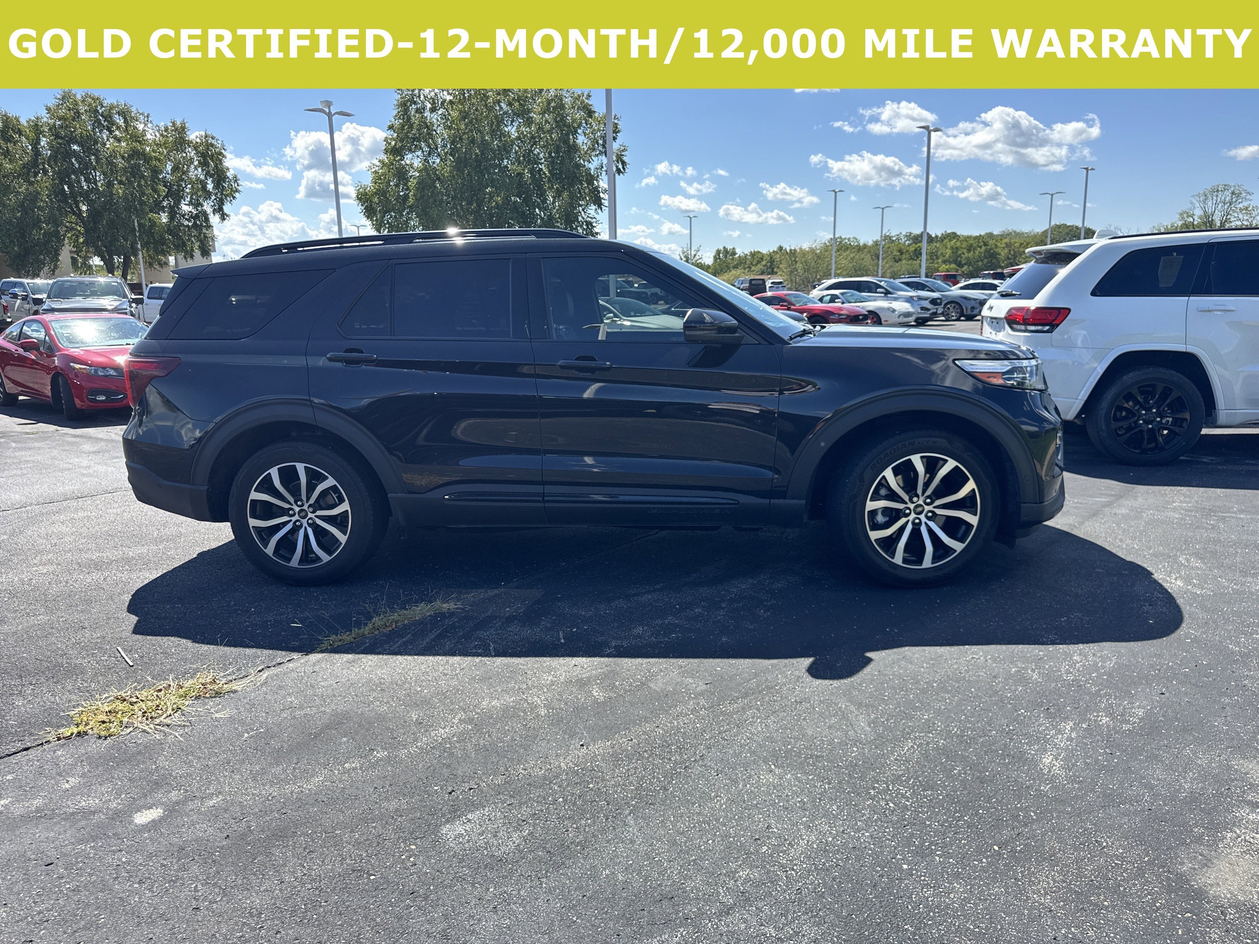 Certified 2020 Ford Explorer ST with VIN 1FM5K8GC1LGB16121 for sale in Kansas City
