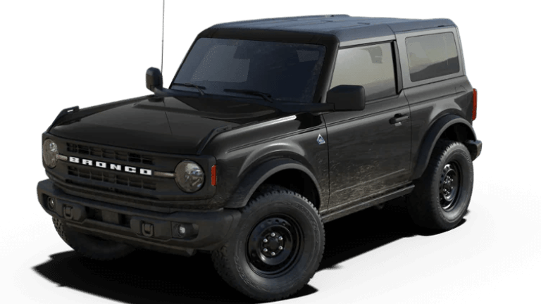 2022 Ford Bronco Black Diamond Exterior - Shadow Black
