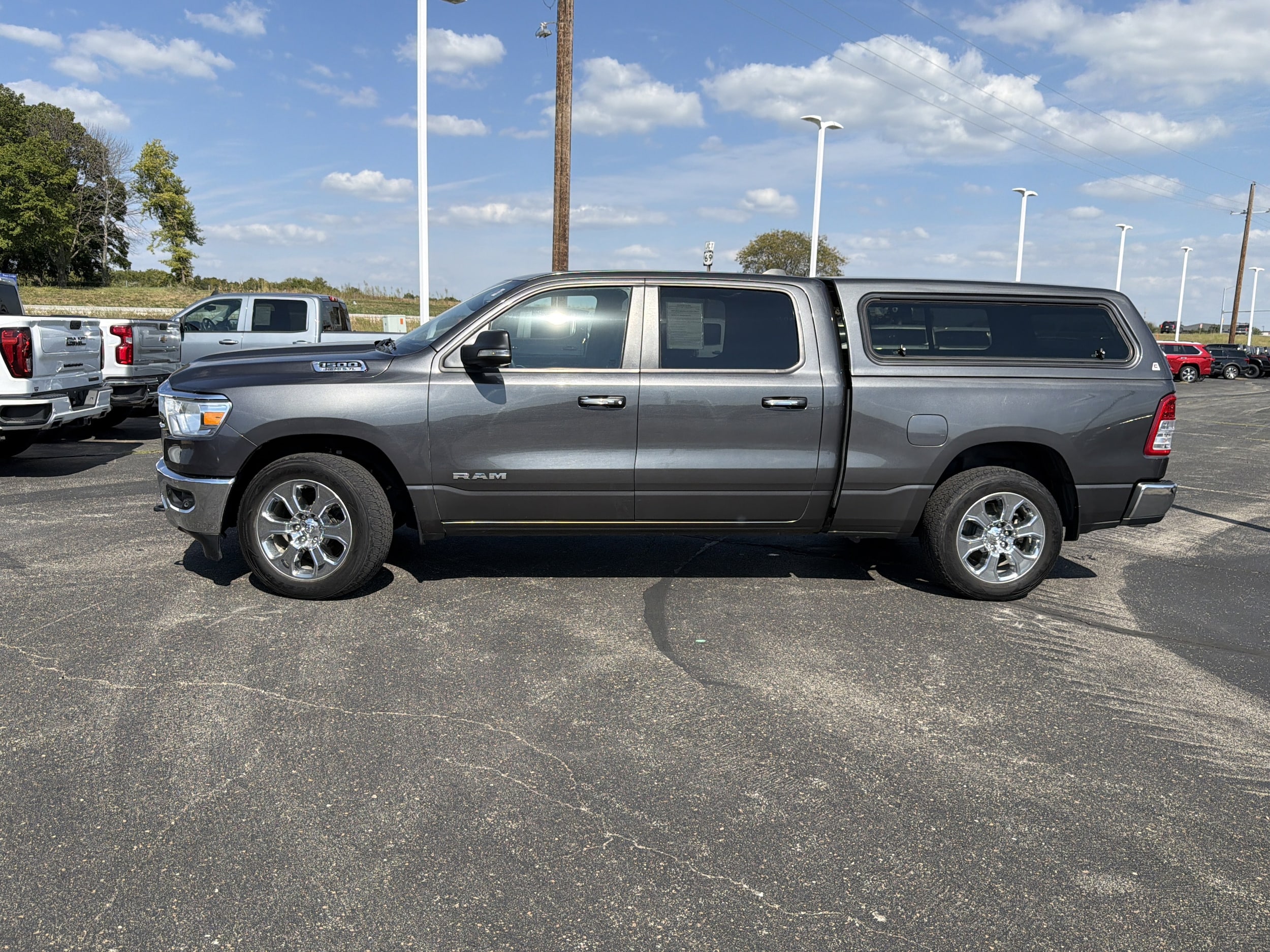 Used 2020 RAM Ram 1500 Pickup Big Horn/Lone Star with VIN 1C6SRFMT1LN344487 for sale in Kansas City