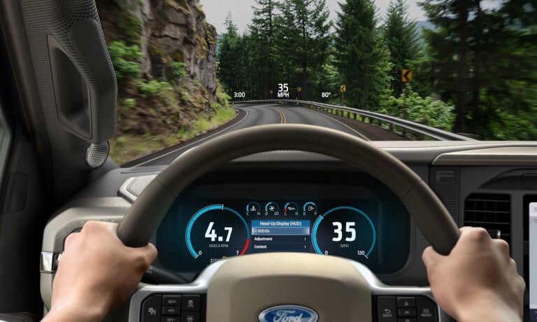 2026 Ford F-150 Interior Head Up Display