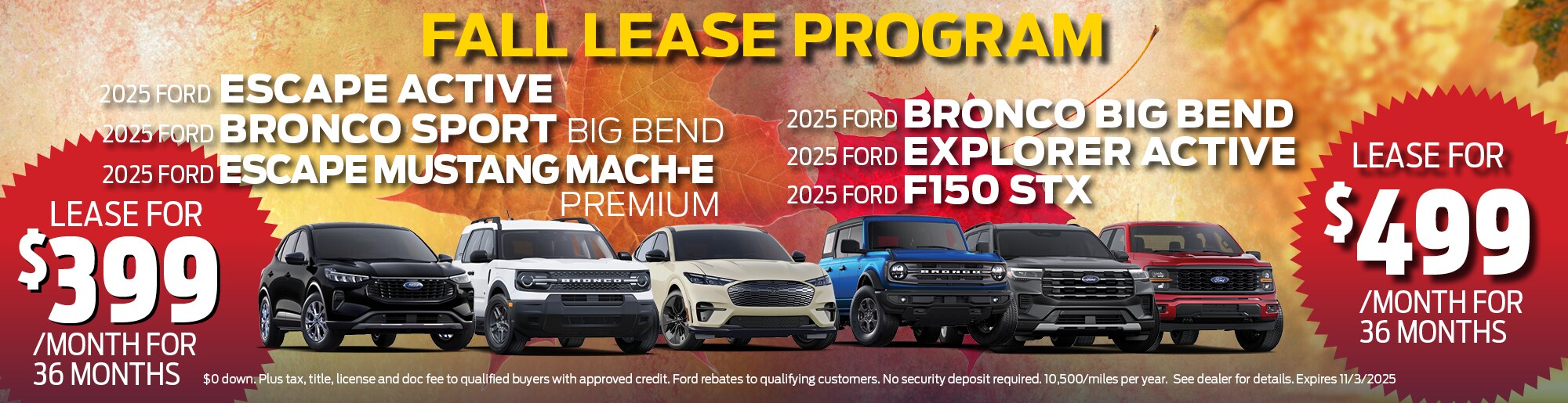 Fall Lease Program