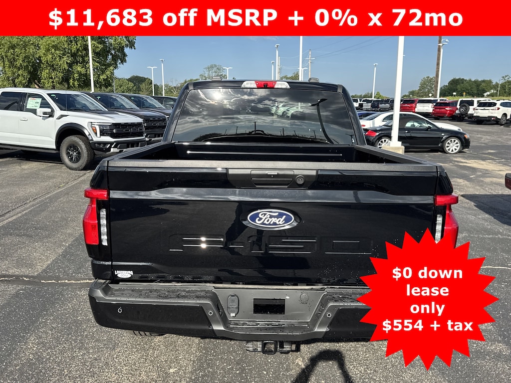 New 2025 Ford F-150 Lightning Flash Extended Range Battery 4x4 Truck