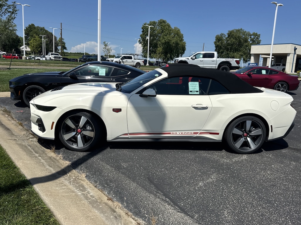 New 2025 Ford Mustang GT Premium Convertible 60th Anniversary Pkg Convertible