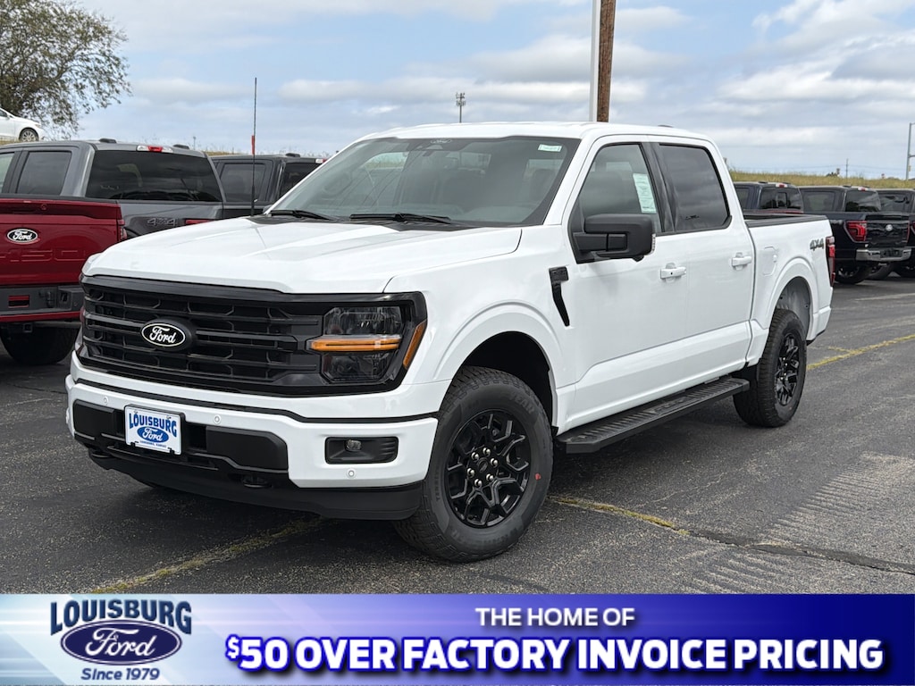 New 2025 Ford F-150 Supercrew XLT Black Pkg 4x4 Truck