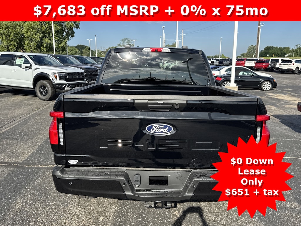 New 2025 Ford F-150 Lightning Flash Extended Range Battery 4x4 Truck