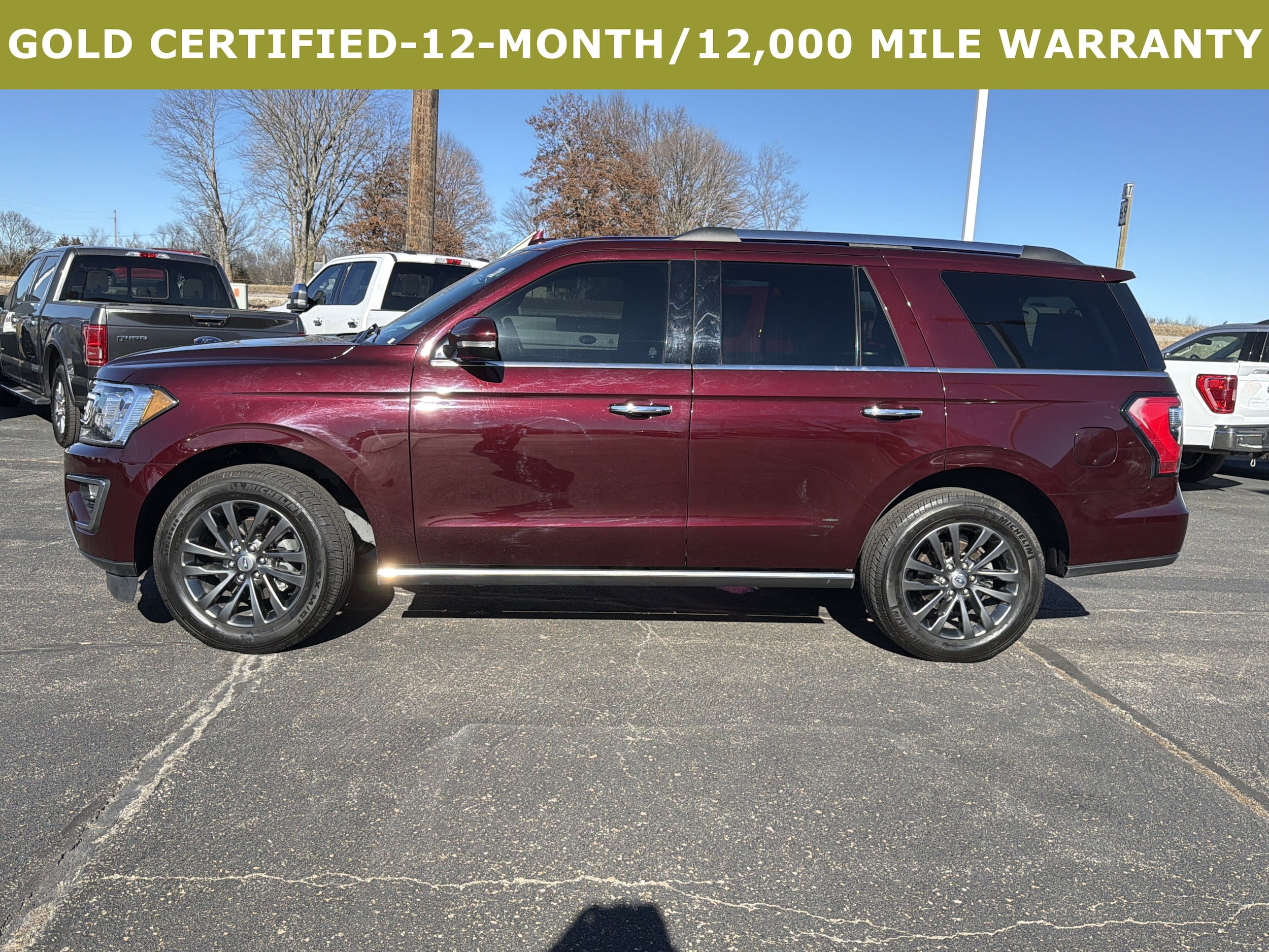 Certified 2021 Ford Expedition Limited with VIN 1FMJU2AT9MEA38411 for sale in Kansas City