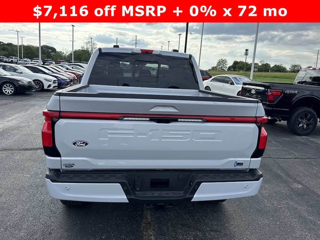 New 2025 Ford F-150 Lightning Lariat Extended Range Battery 4x4 Truck