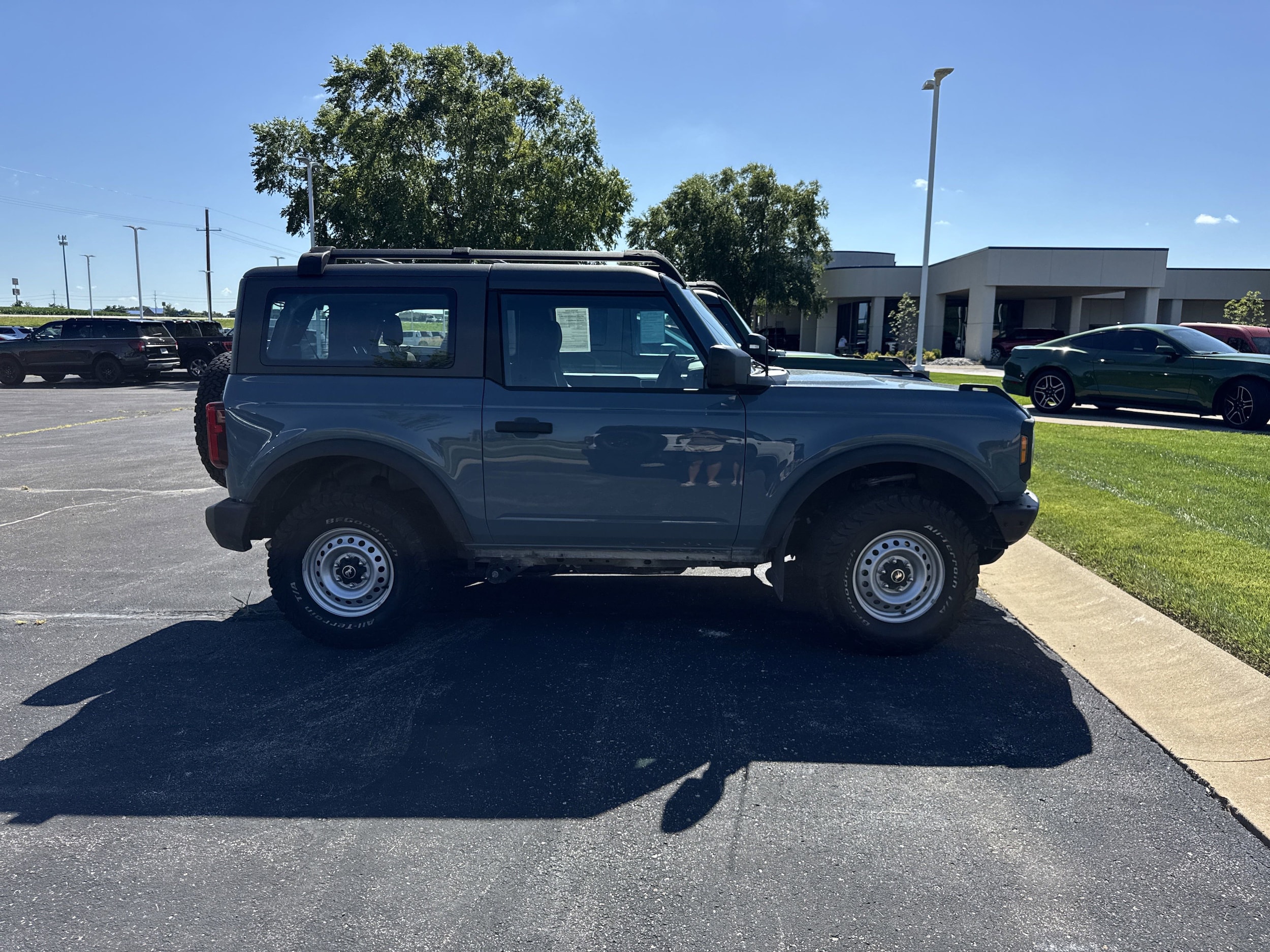 Used 2023 Ford Bronco 2-Door Base with VIN 1FMDE5AH8PLB25997 for sale in Kansas City