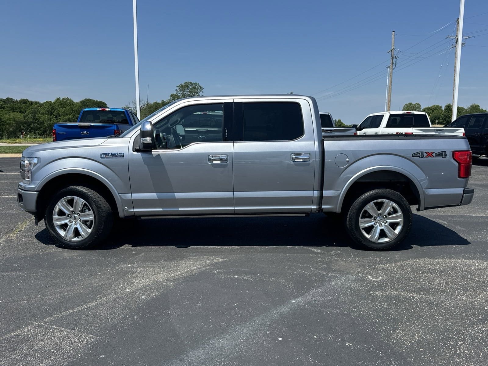 Used 2020 Ford F-150 Platinum with VIN 1FTEW1E46LFA49095 for sale in Kansas City