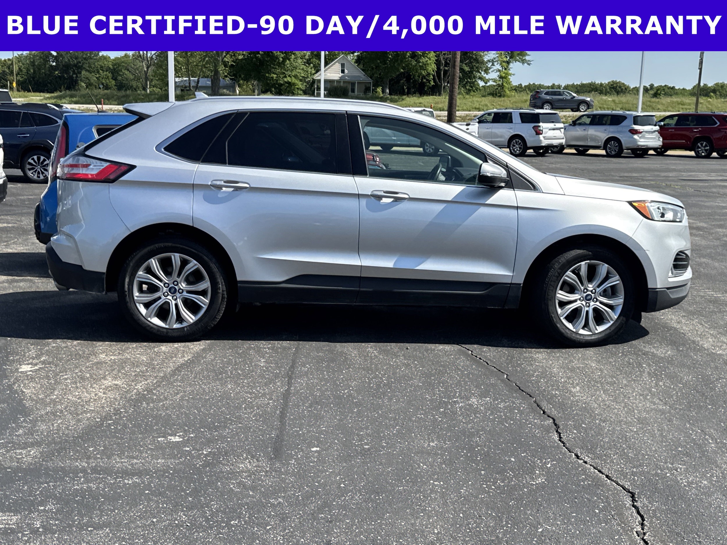 Certified 2019 Ford Edge Titanium with VIN 2FMPK4K94KBC28317 for sale in Kansas City