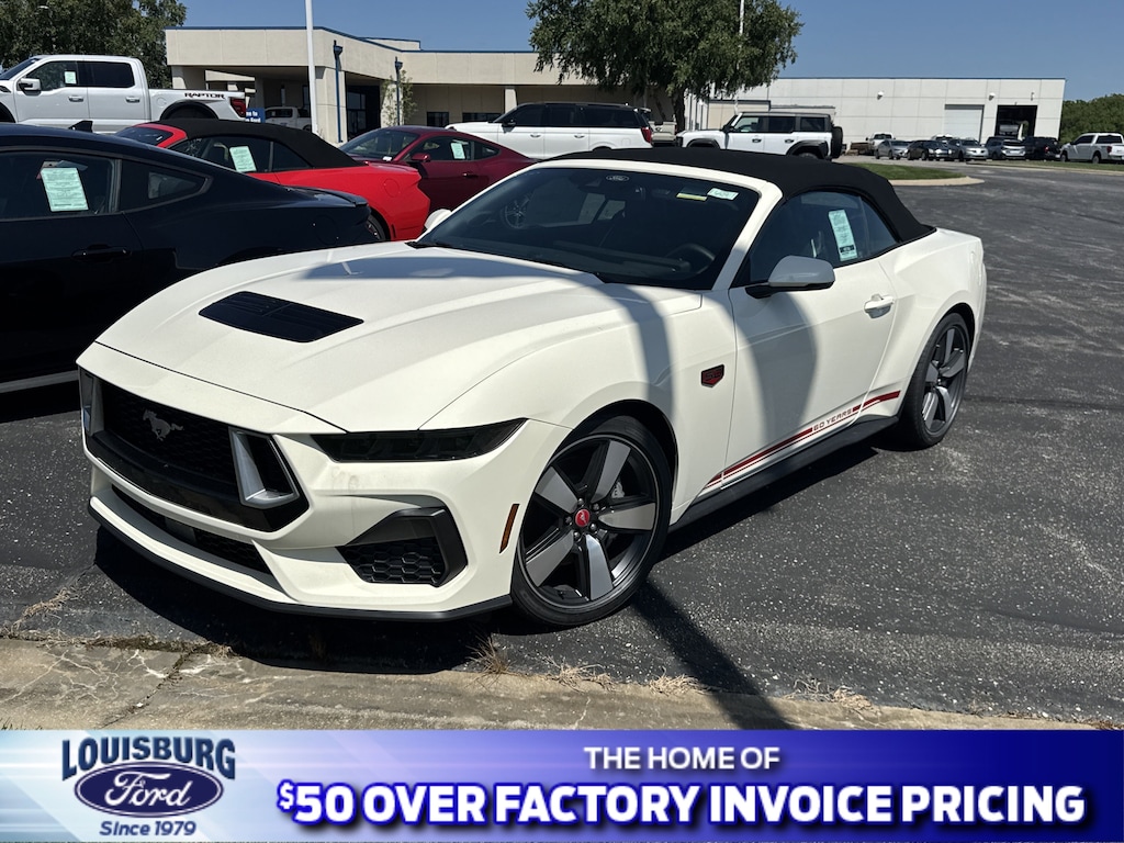 New 2025 Ford Mustang GT Premium Convertible 60th Anniversary Pkg Convertible