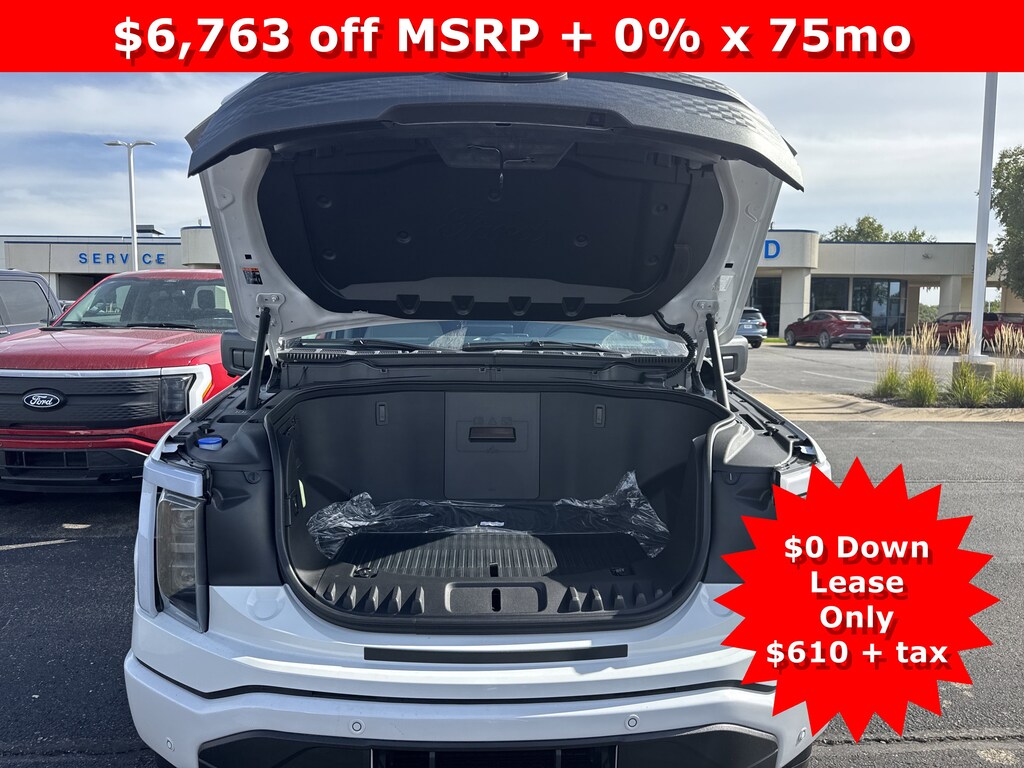 New 2025 Ford F-150 Lightning Flash Extended Range Battery 4x4 Truck