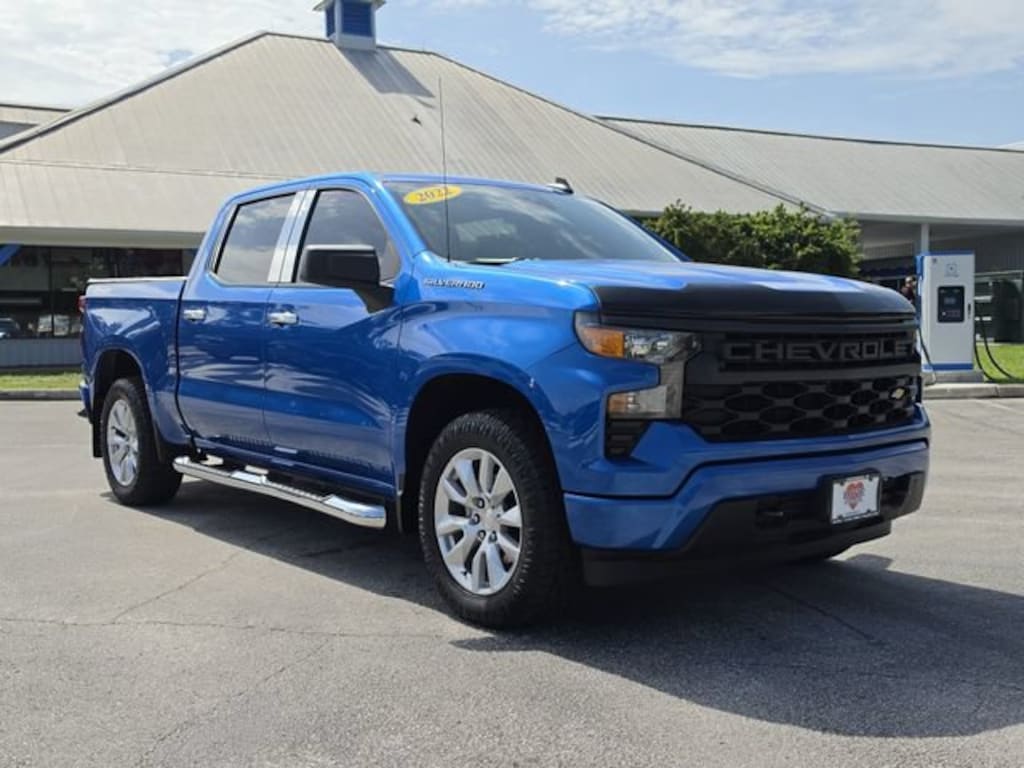Used 2022 Chevrolet Silverado 1500 Custom Truck Crew Cab