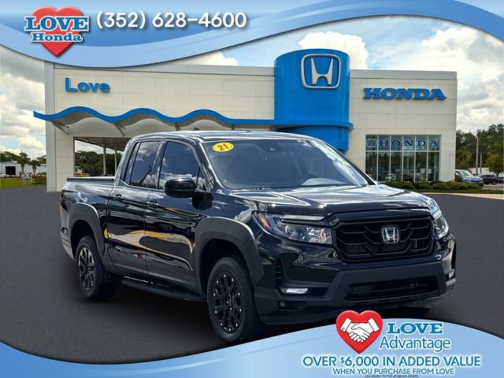 Used 2021 Honda Ridgeline Sport Truck Crew Cab