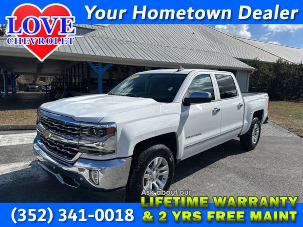 Used 2018 Chevrolet Silverado 1500 LTZ Truck Crew Cab
