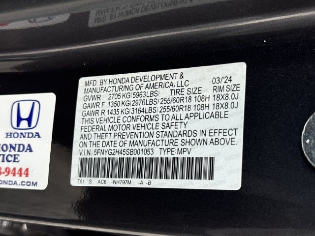 2025 Honda Pilot EX-L - Photo 43
